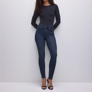 Good American High Rise Good Legs Skinny Jeans Blue609 Women's 4 or 27